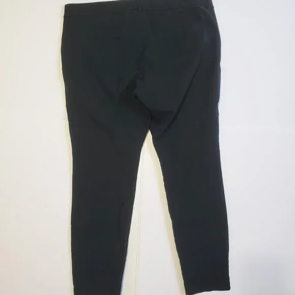 2 Pair Old Navy Pixie Mid-Rise Pants Womens Plus Sz 18 Office Career Wear Black - Picture 9 of 11